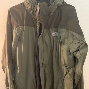 The North Face Olive Green Windbreaker
